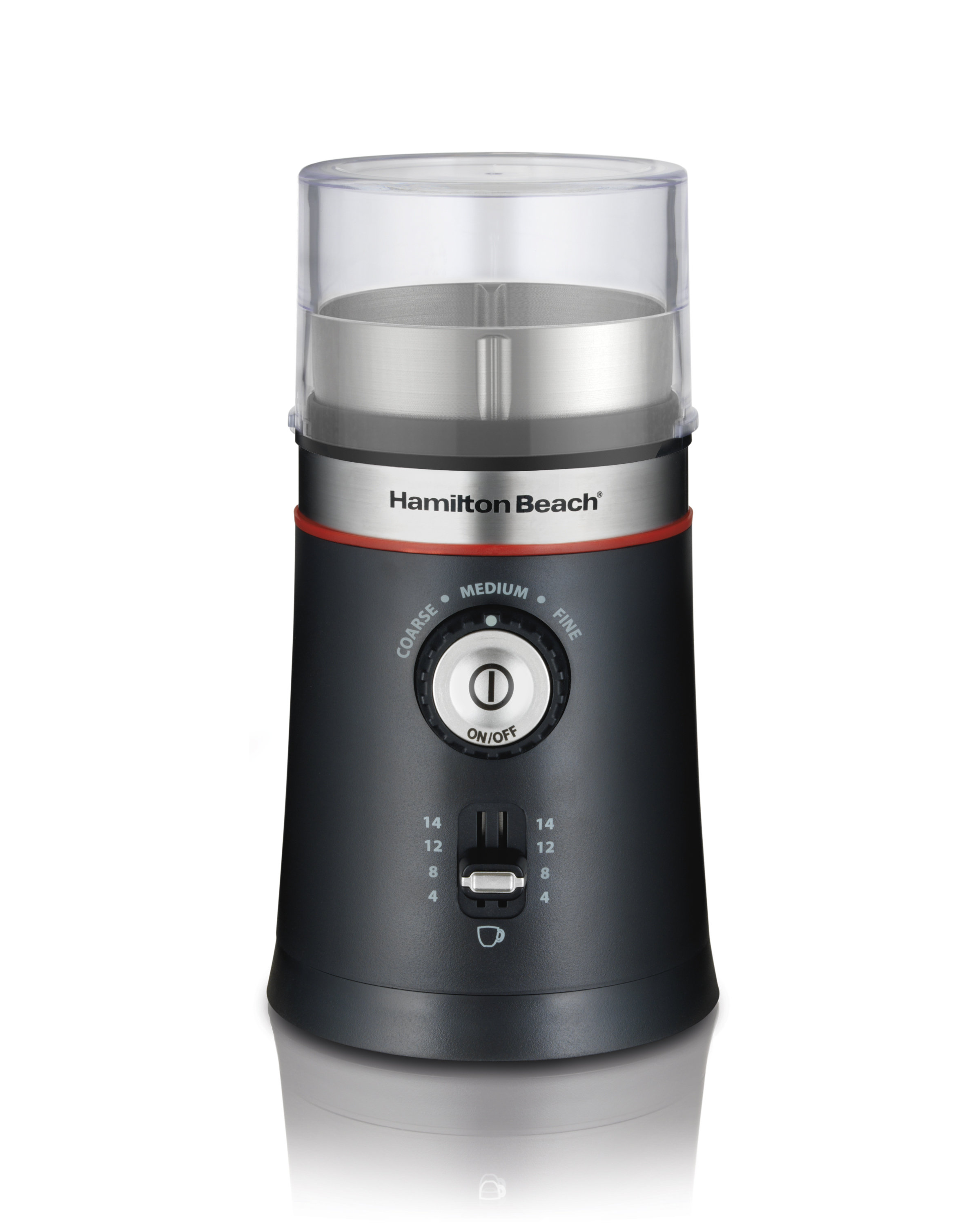 Premium Electric Coffee Grinder with stainless steel blade with durable stainless steel bowl 1.8 Oz