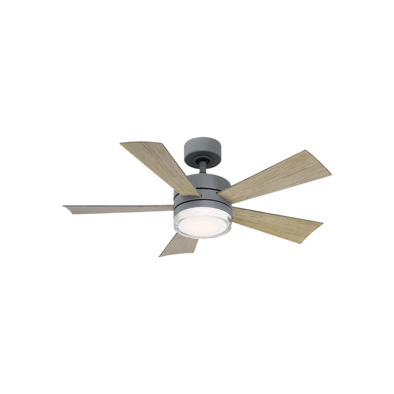modern outdoor fan with light