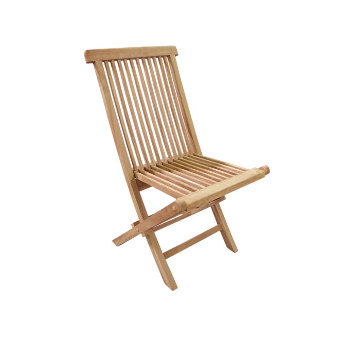 Crestwood Folding Teak Patio Dining Chair