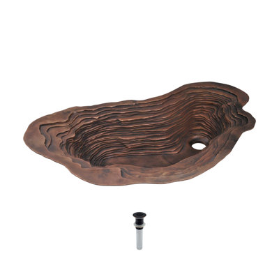 Mrdirect Bronze Specialty Undermount Bathroom Sink With Drain Bronze Specialty Undermount Bathroom Sink With Drain Embly