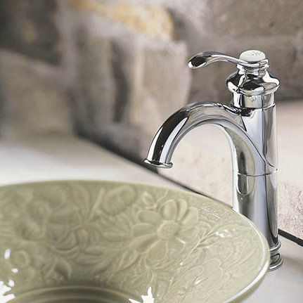 K 12183 Bn Cp Kohler Fairfax Single Hole Bathroom Faucet With
