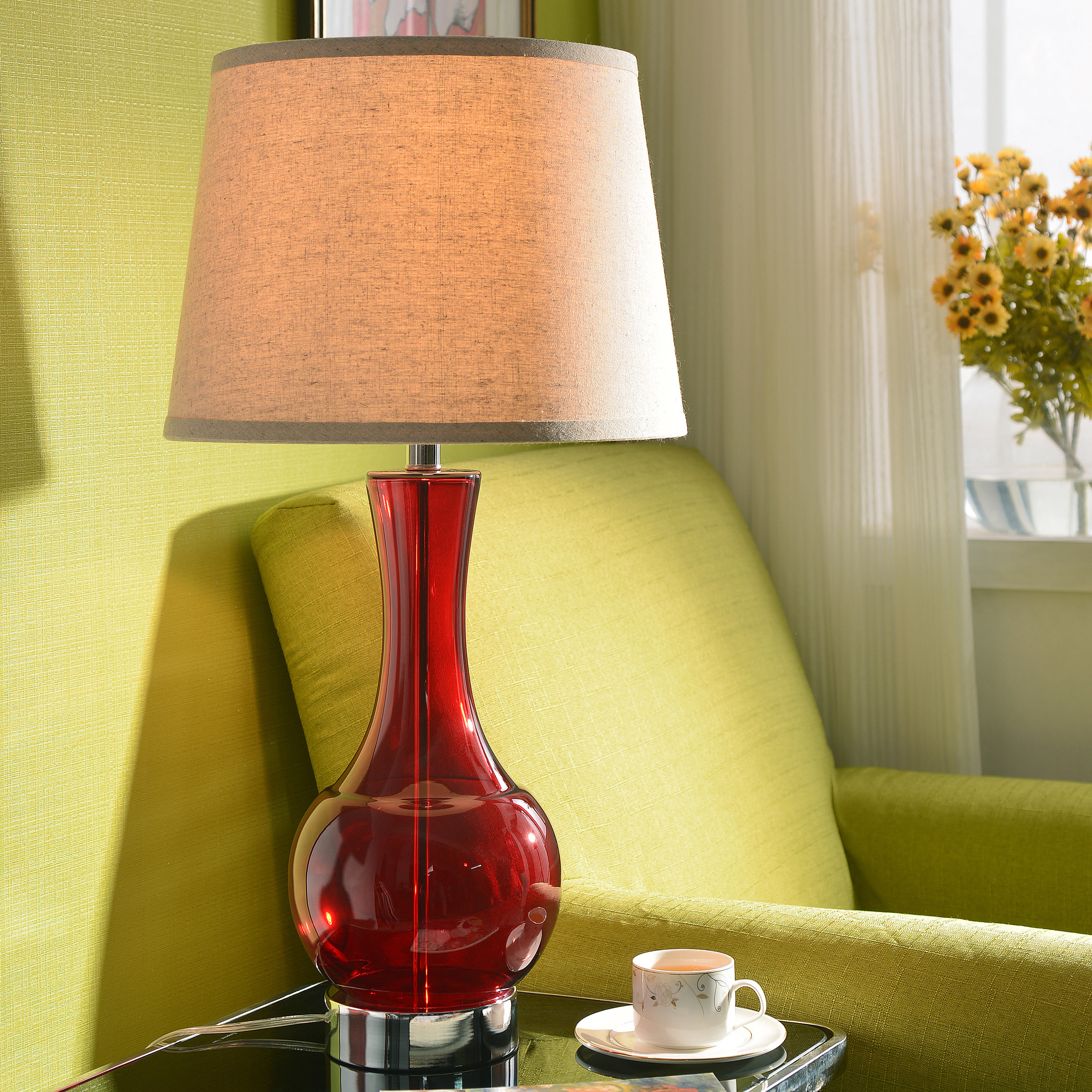 decanter table lamp