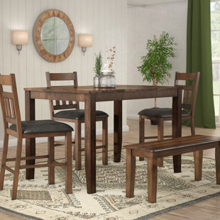 Go to store & view more images Loon Peak Osborne Square Gather Height Extendable Dining Table