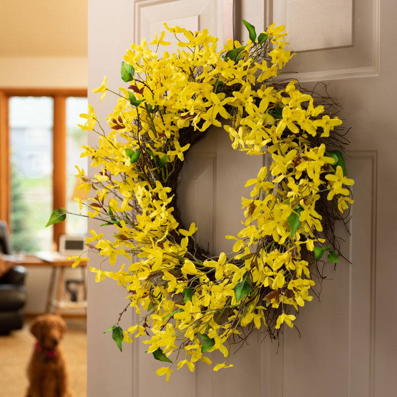 McNulty Artificial Twig Wreath Size: 24"