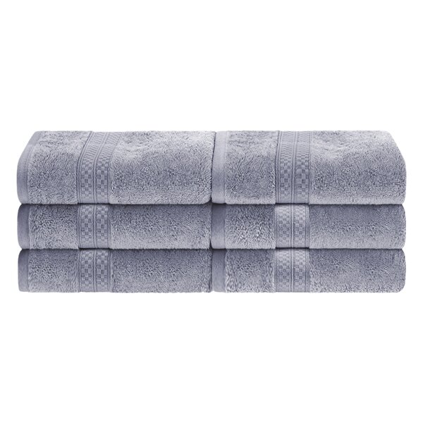 Hand Towel 1 Dozen 12 PC Luxury Hotel & Spa Towel Premium Cotton Bamboo White 
