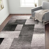 240cm x 300cm Modern Area Rug for Living Room 8' x 10' JV Home Contemporary Collection Solid Transitional Light Grey 