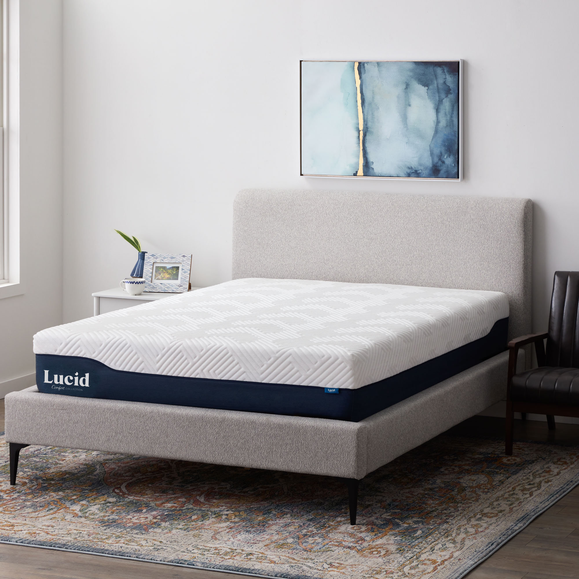 Lucid Comfort Collection And Aloe Infused Memory Foam Topper |  ccelrecreo.com