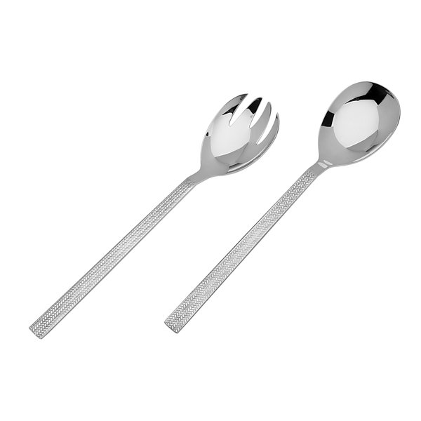 Godinger Silver Art Co Harrington 2 Piece Stainless Steel 18 10 Salad Servers Set Wayfair