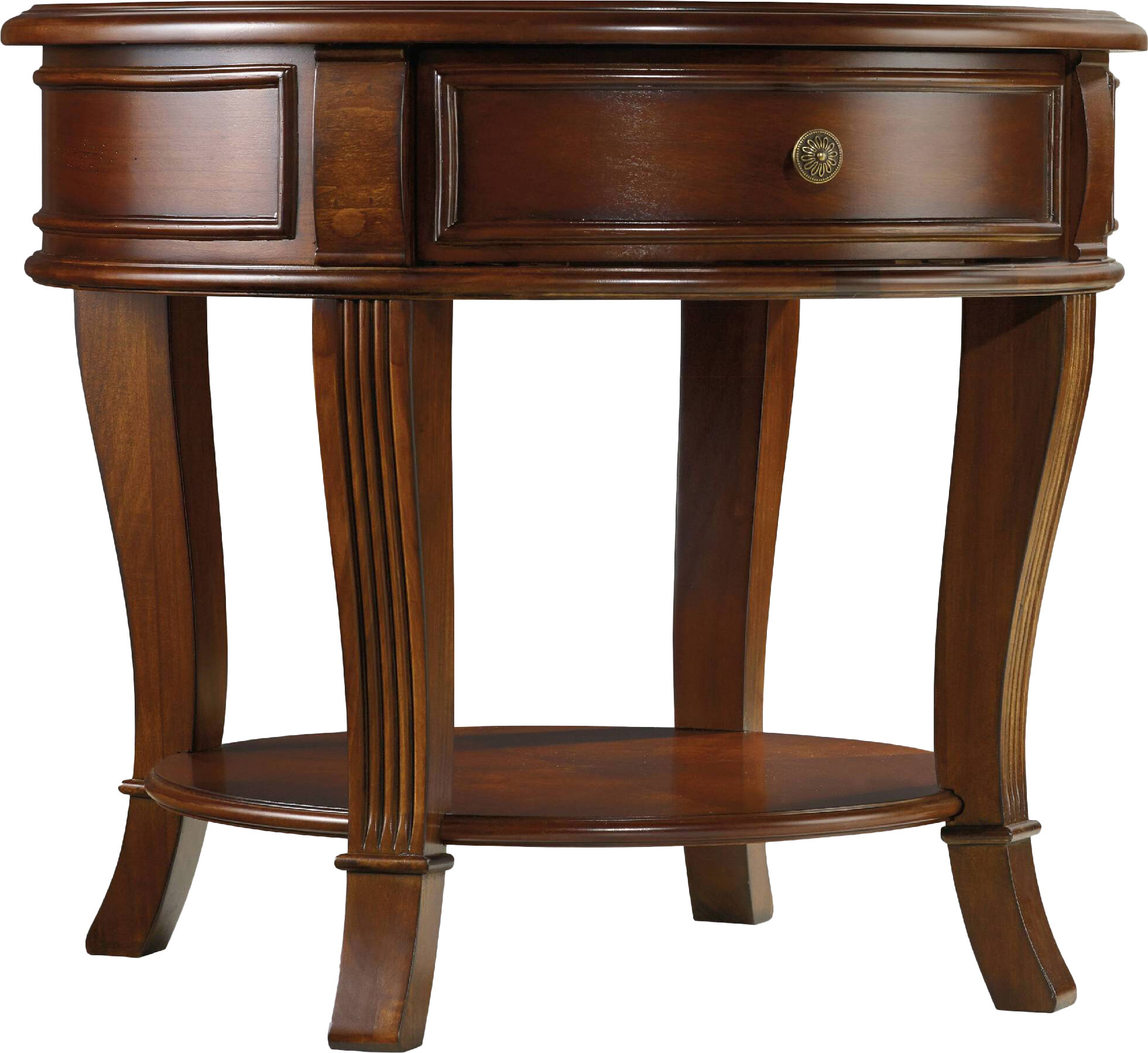 solid wood cherry finish end tables