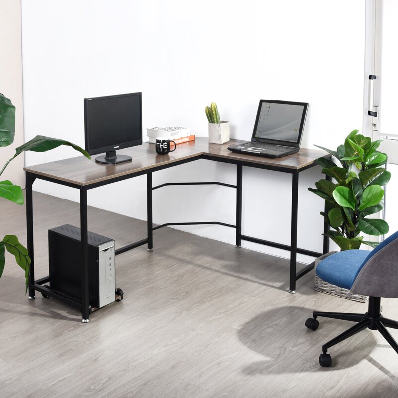 Latitude Run® Angelpreet Reversible L-Shape Desk | Wayfair