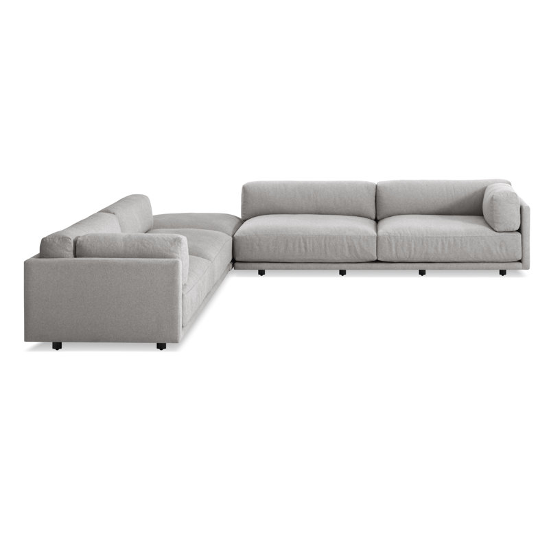 Sunday Backless L Sectional Sofa