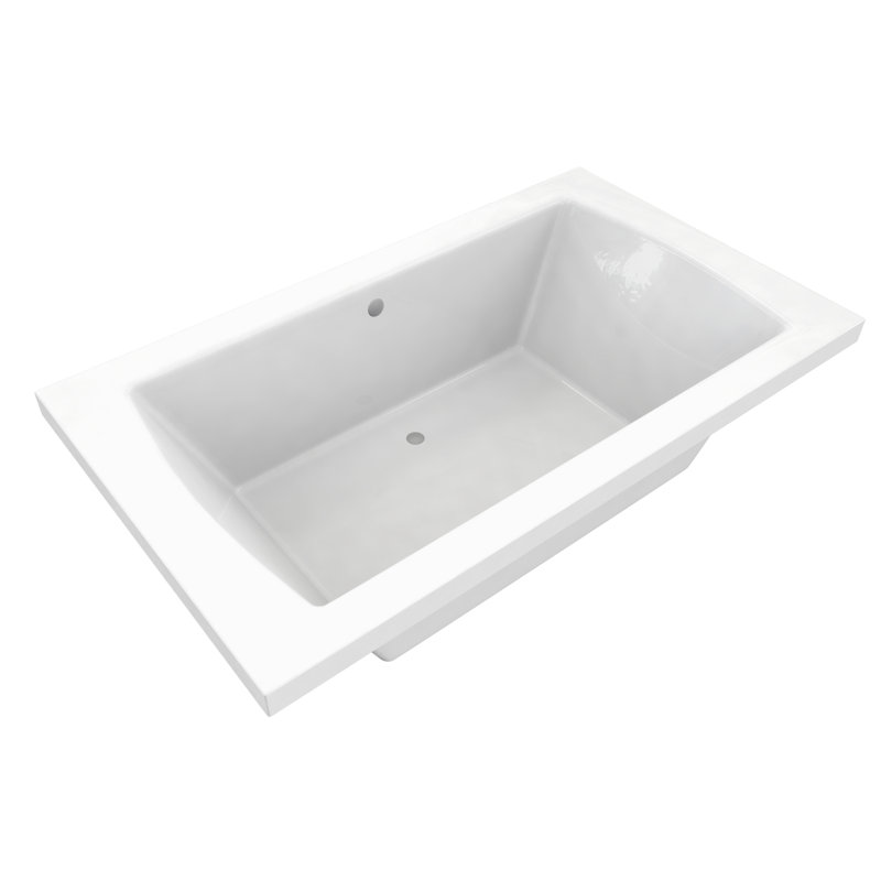 Valley Acrylic Ltd. Signature 72" x 42" Drop In Soaking Acrylic Bathtub
