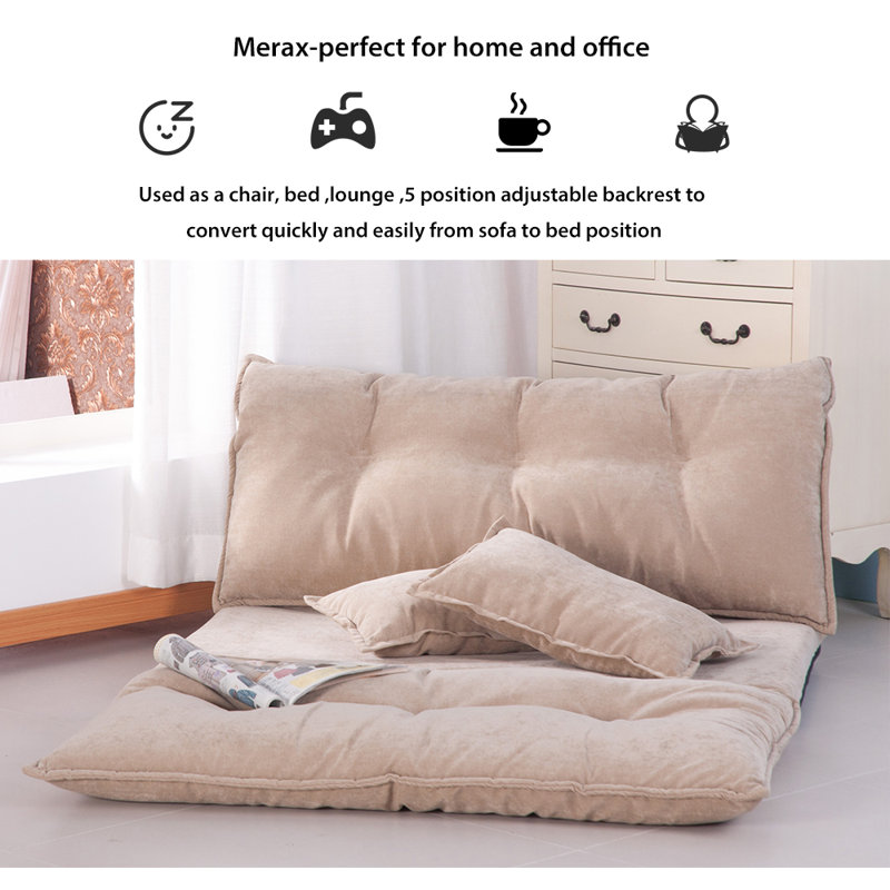 Latitude Run Leisure Sofa Bed Floor Game Chair With Pillow Wayfair