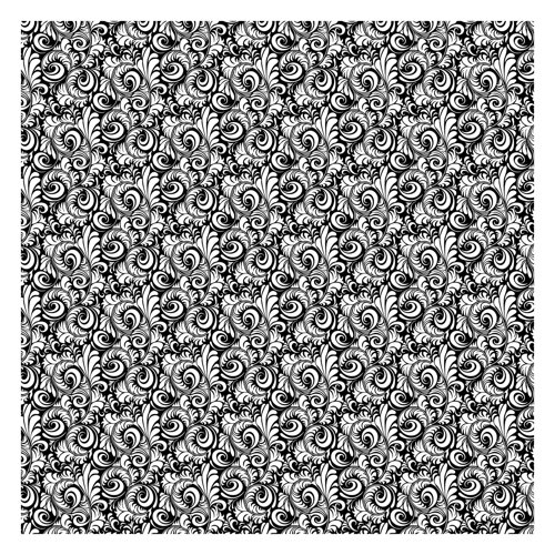 Black and White Leaves 2.88m x 2.88cm Textured Matt Peel & Stick Wall Mural East Urban Home