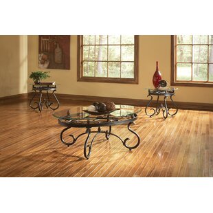 Clausen 3 Piece Coffee Table Set by Winston Porter