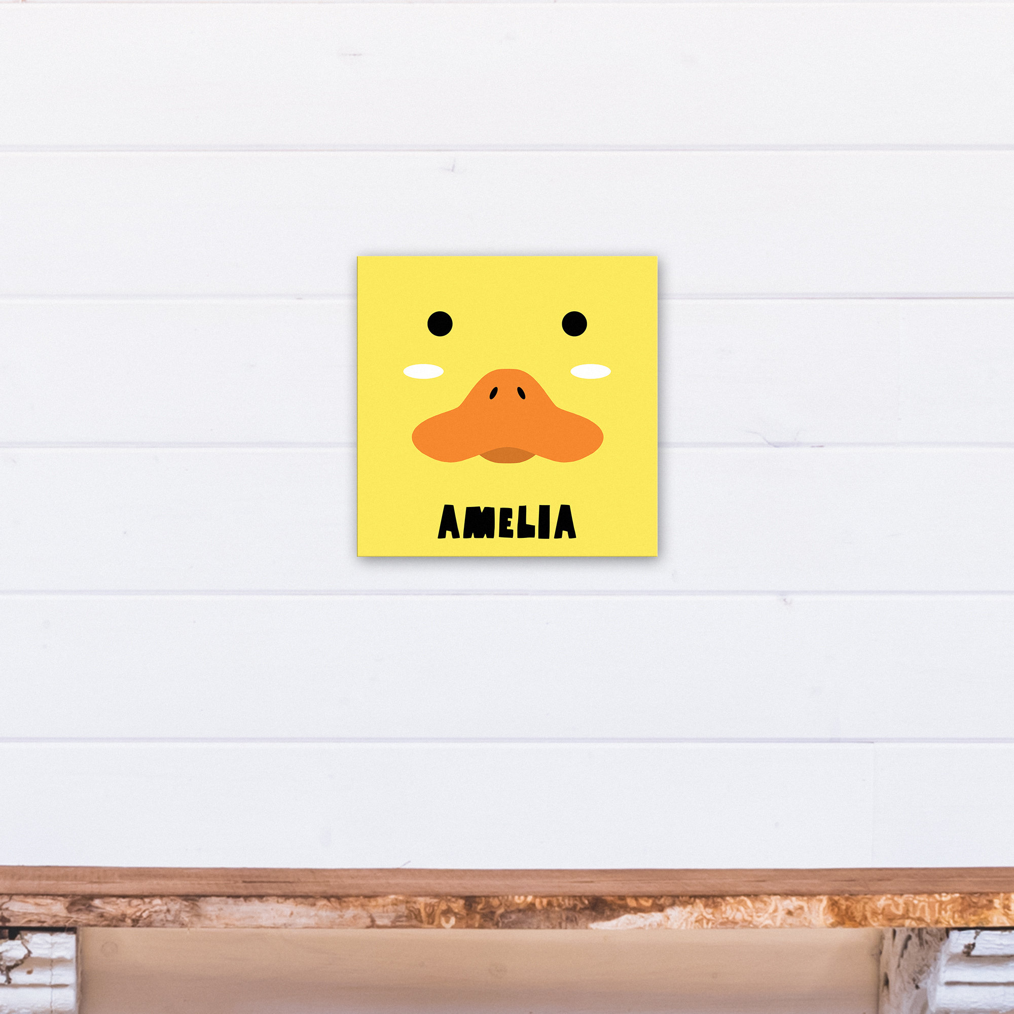 Zoomie Kids Marko Duck Face Friend Personalized Art Wayfair