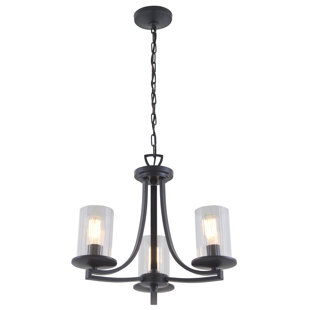 Go to store & view more images Essex Special Edition 3-Light Shaded Chandelier by DVI