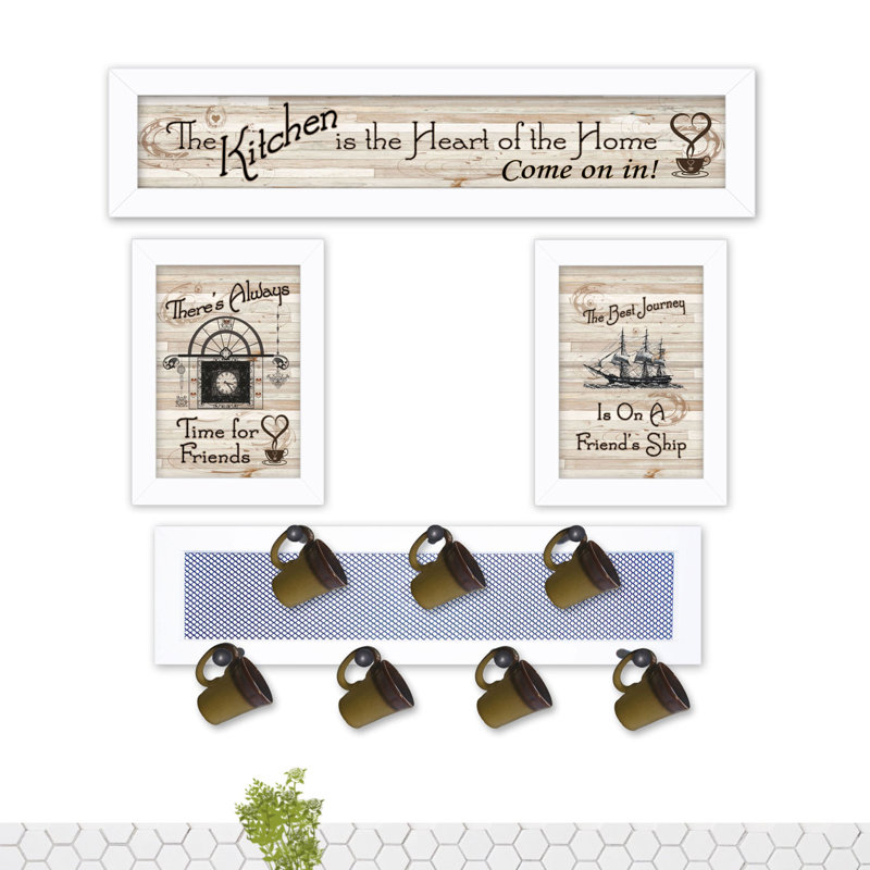 August Grove 4 Piece Kitchen Wall Decor Set Wayfair