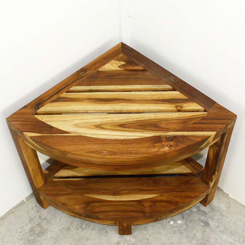 Union Rustic Winton Thai Teak Corner End Table Reviews