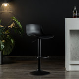 Sergio Swivel Adjustable Height Bar Stool (Set of 2) by Ebern Designs