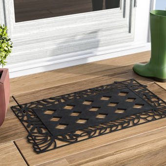 East Urban Home Chinese Crested Welcome 27 In X 18 In Non Slip Outdoor Door Mat Wayfair