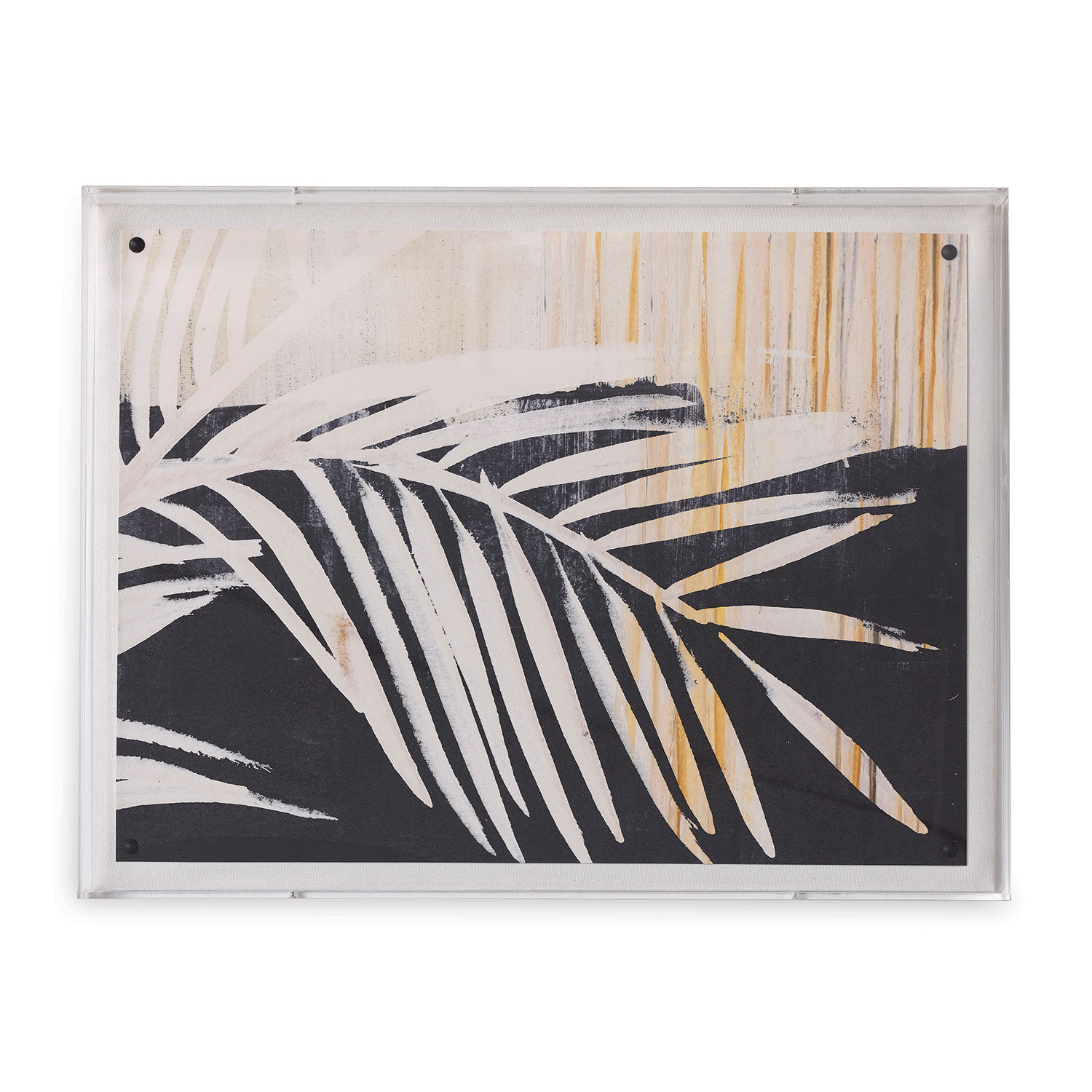 Port 68 Raffia II - Shadowbox Painting | Wayfair