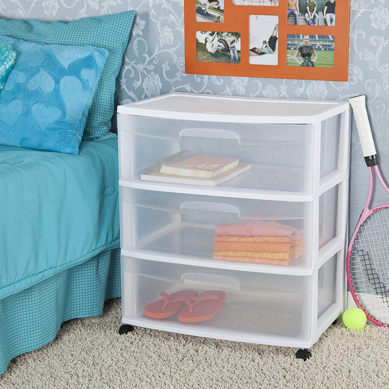 Sterilite 3 Drawer Storage Chest Reviews Wayfair