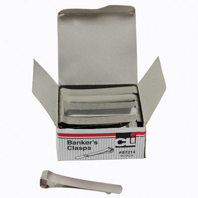 36ct Bankers Clamps 3 14 Length Charles Leonard Co