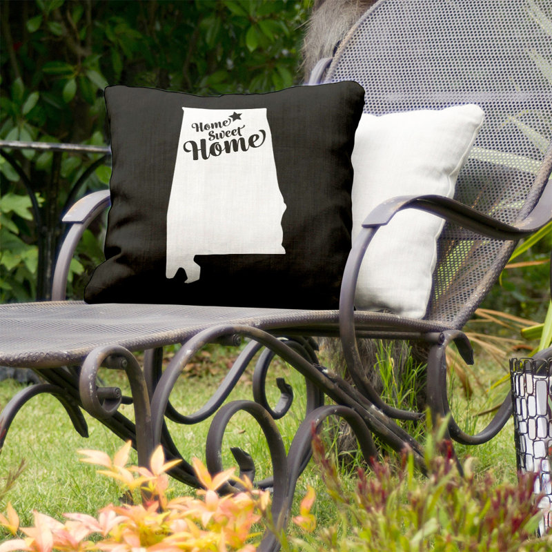 East Urban Home Home Sweet Indoor Outdoor Throw Pillow Wayfair