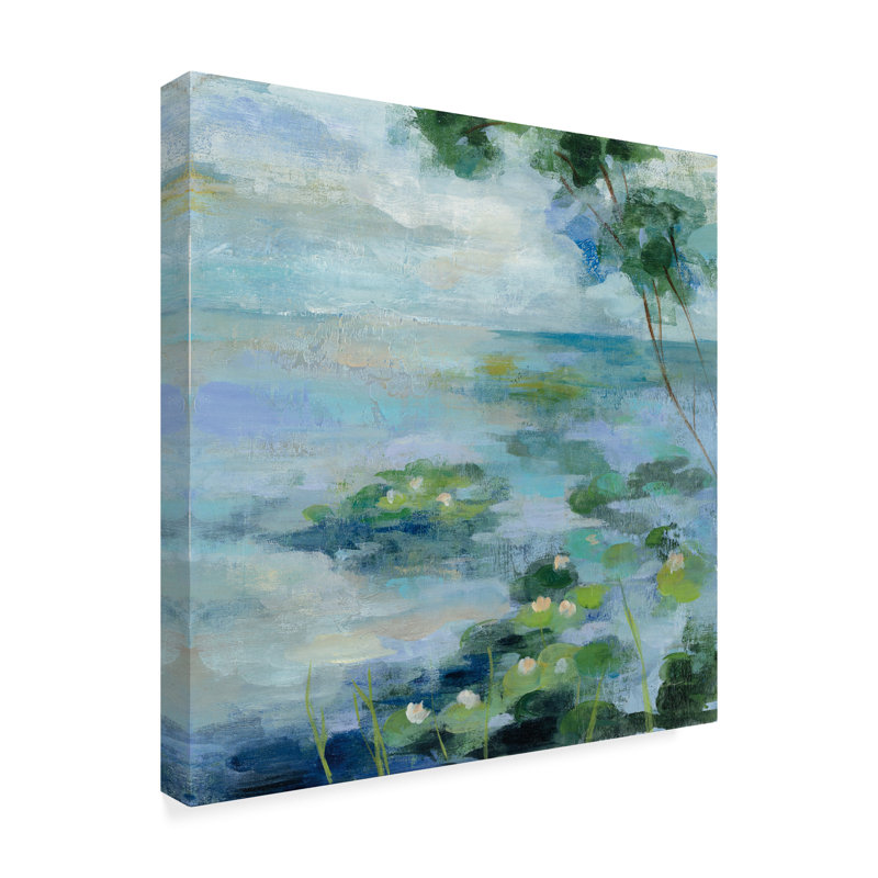 Highland Dunes Lily Pond 2 Acrylic Painting Print On Wrapped