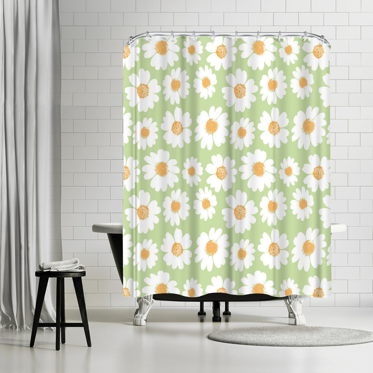 daisy shower curtains and accessories