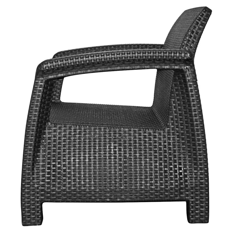 Mercury Row Berard All Weather Outdoor Patio Chair With Cushion Reviews Wayfair