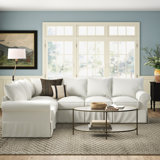 Farmhouse Rustic Microfiber Sectional Sofas Birch Lane