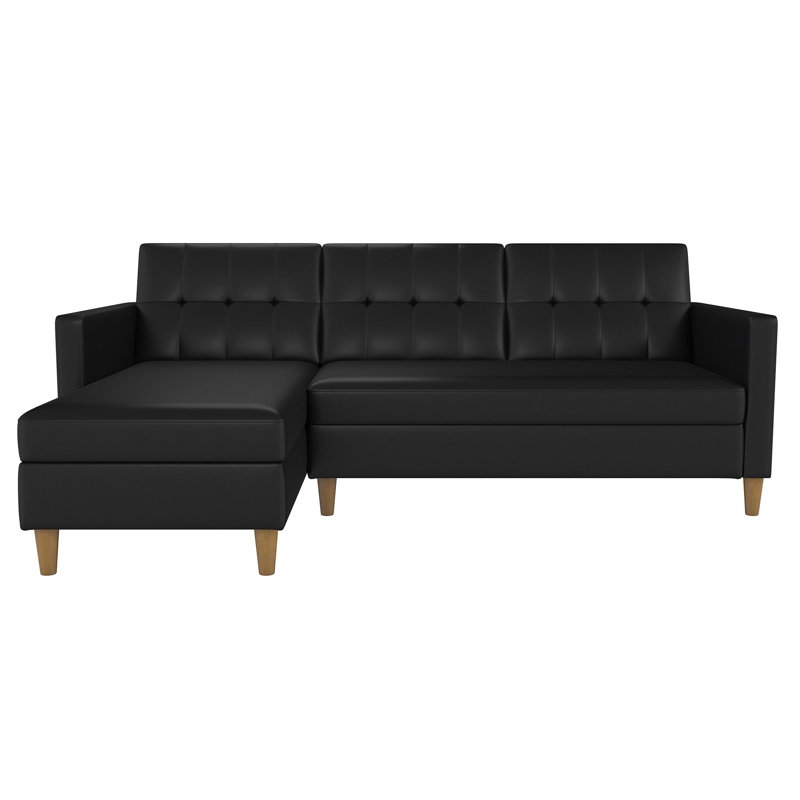 Cordell 84 Reversible Sleeper Sectional With Ottoman Reviews Joss Main