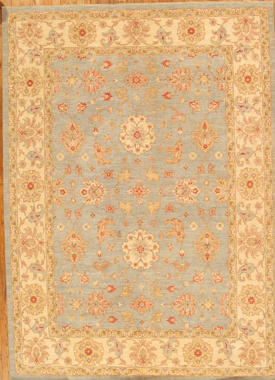 9' 2 X 11'10 Pasargad Home Ferehan Collection Hand-Knotted Wool Area Rug 