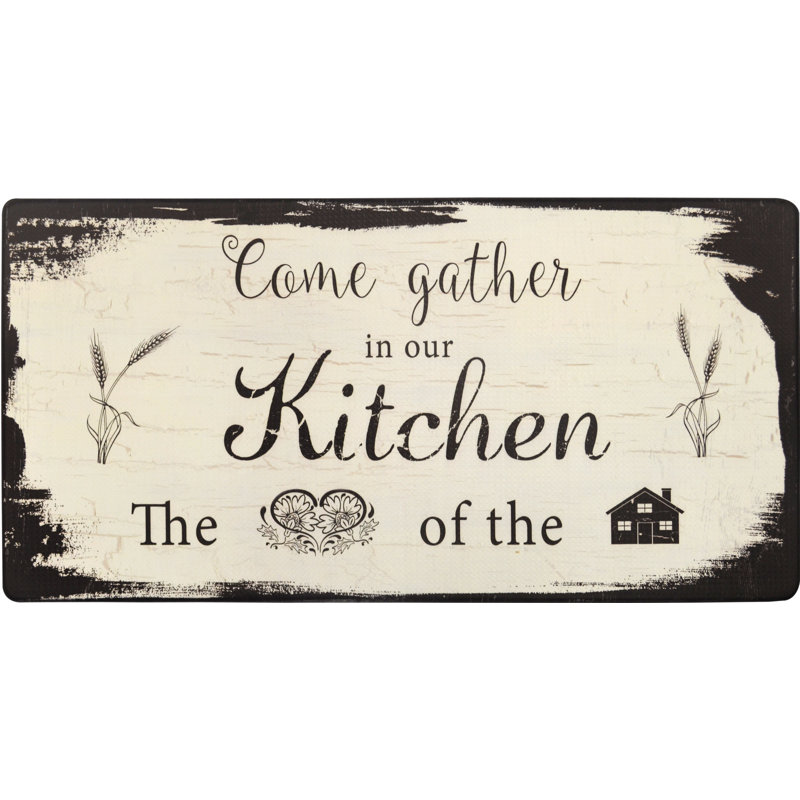 Nicole Miller Cook N Comfort Come Gather Kitchen Mat Reviews Wayfair