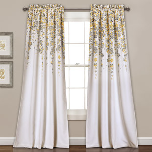 Modern Gray Silver Curtains D Allmodern Quickview
