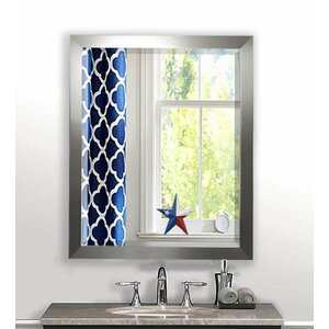 Rectangle Aluminum Beveled Wall Mirror