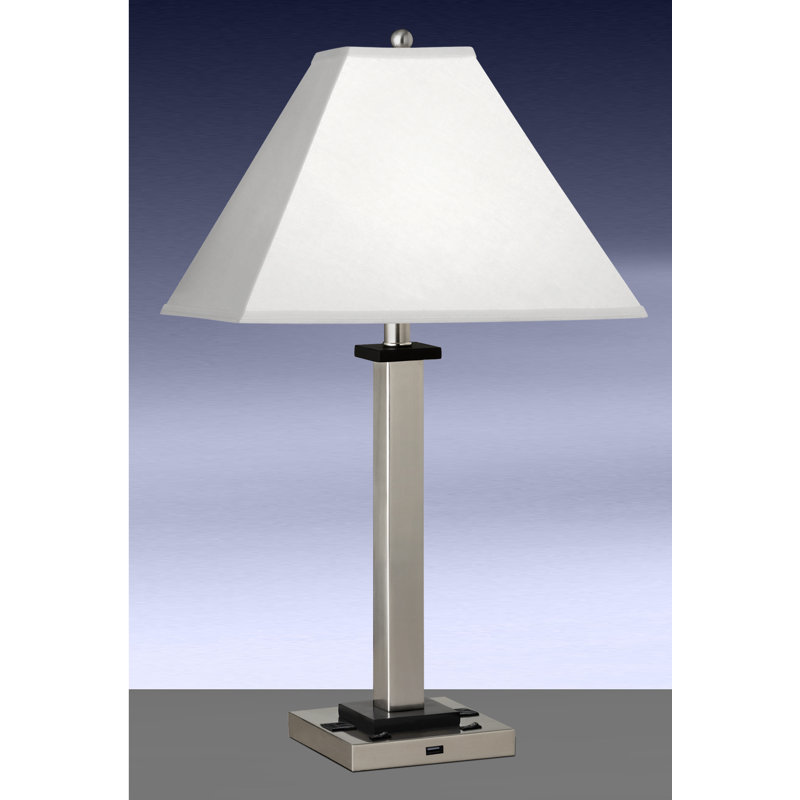twin post table lamp