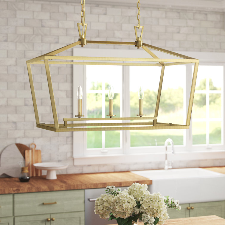 Hastings 3 - Light Kitchen Island Linear Pendant & Reviews ...