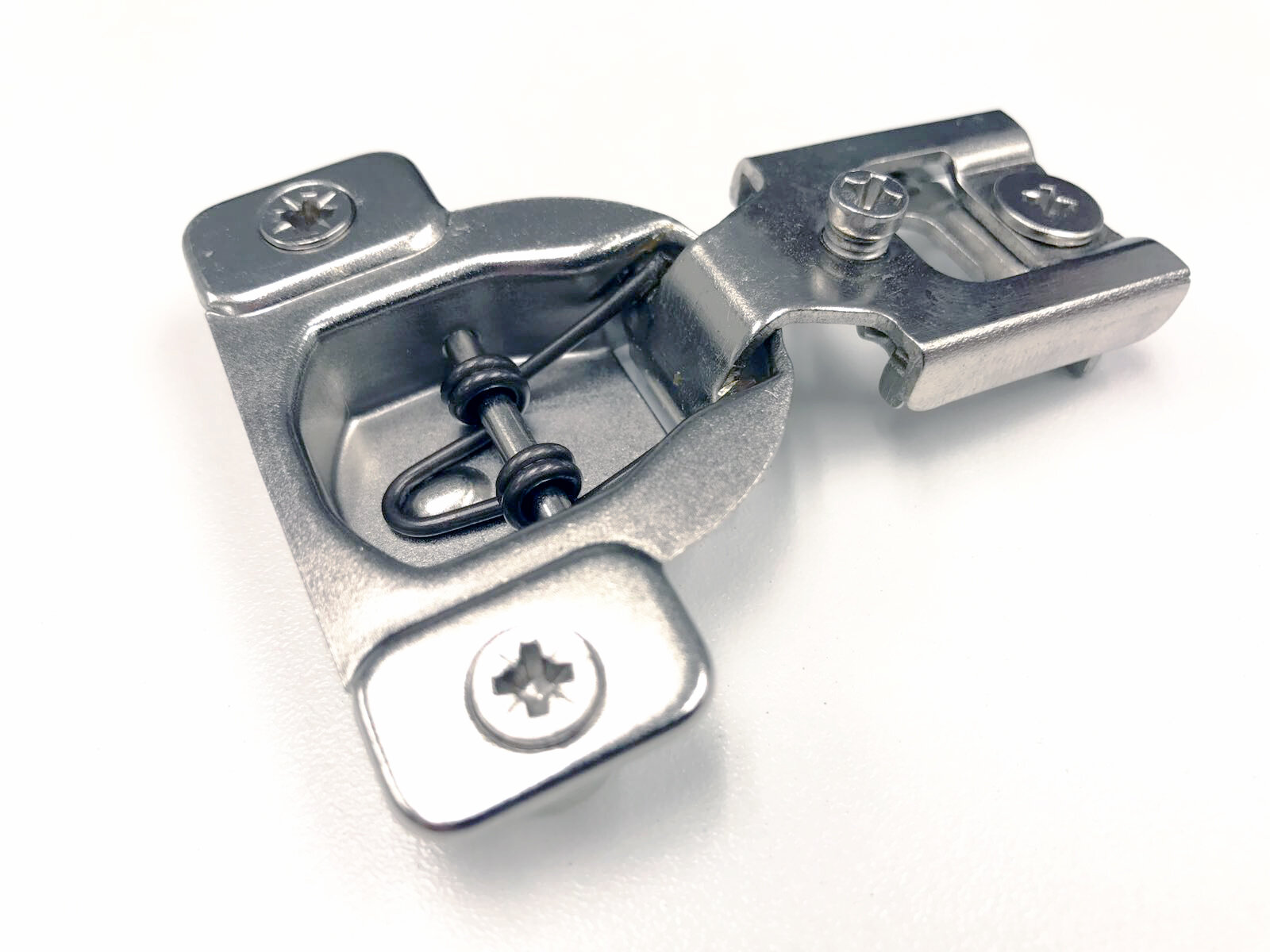 40 Face Frame Nickel Cabinet Hinges Euro Concealed 1//2/" Open 110 Degree 35mm Cup