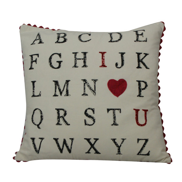 Alphabet Pillow Wayfair