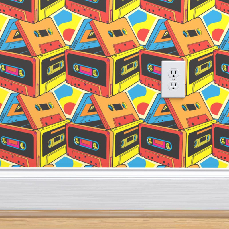 George Oliver Muth Cassette Tape 27 L X 24 W Wallpaper Panel