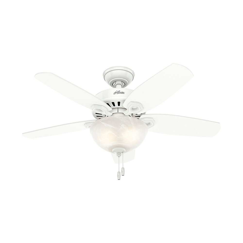 Hunter Fan 42 Builder 5 Blade Ceiling Fan Light Kit Included