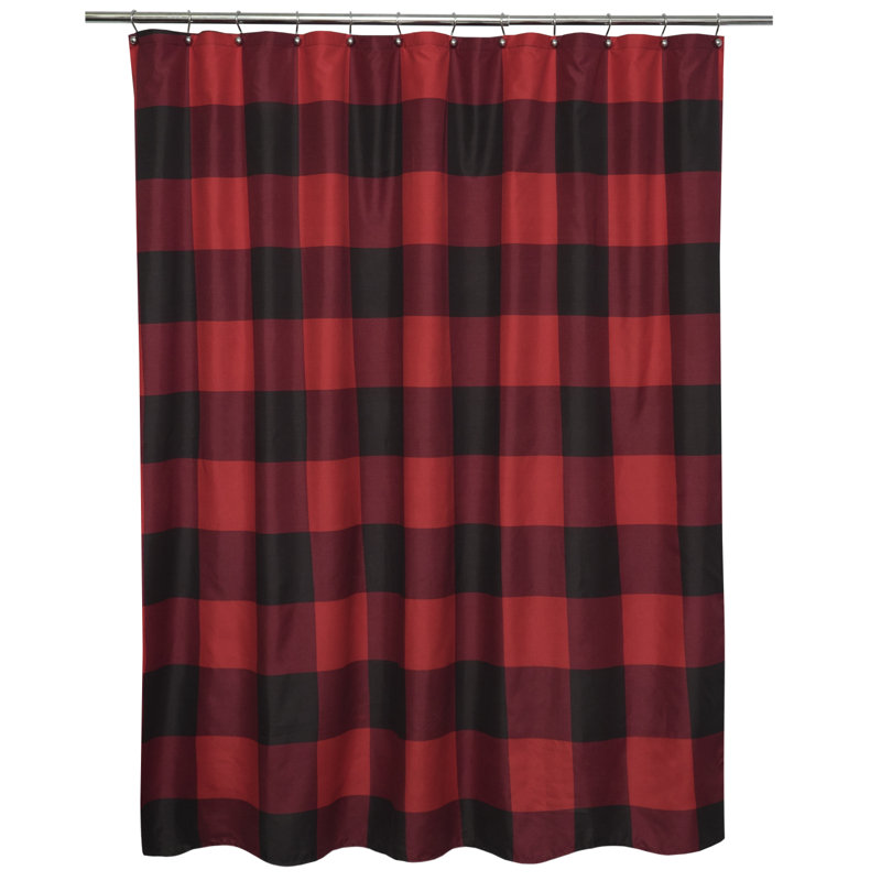 Loon Peak Riey Buffalo Check Shower Curtain Reviews Wayfair
