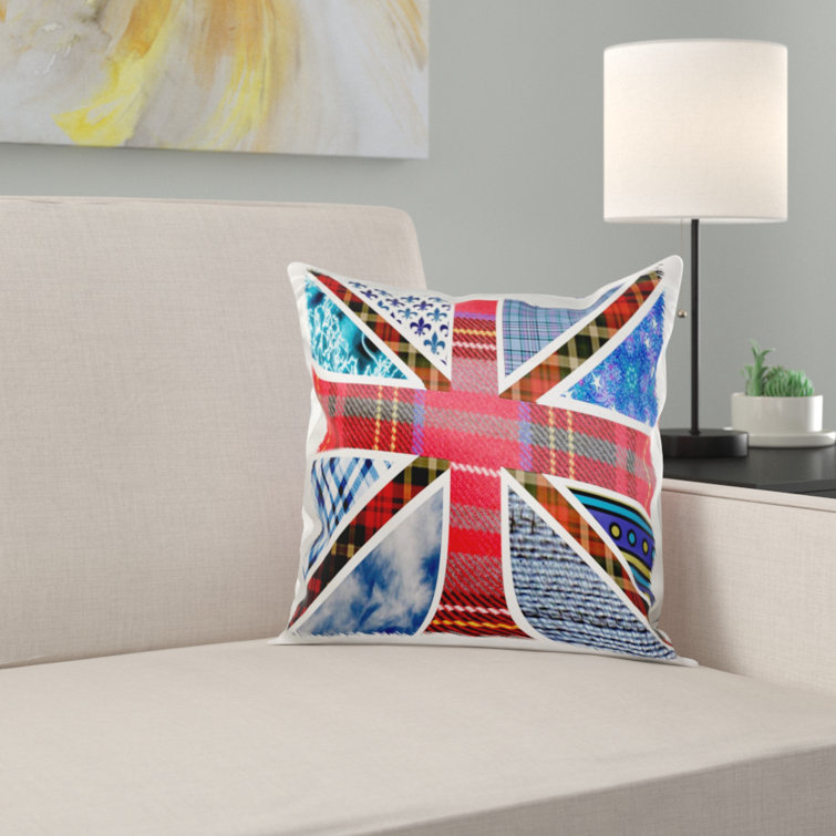 union jack pillow case