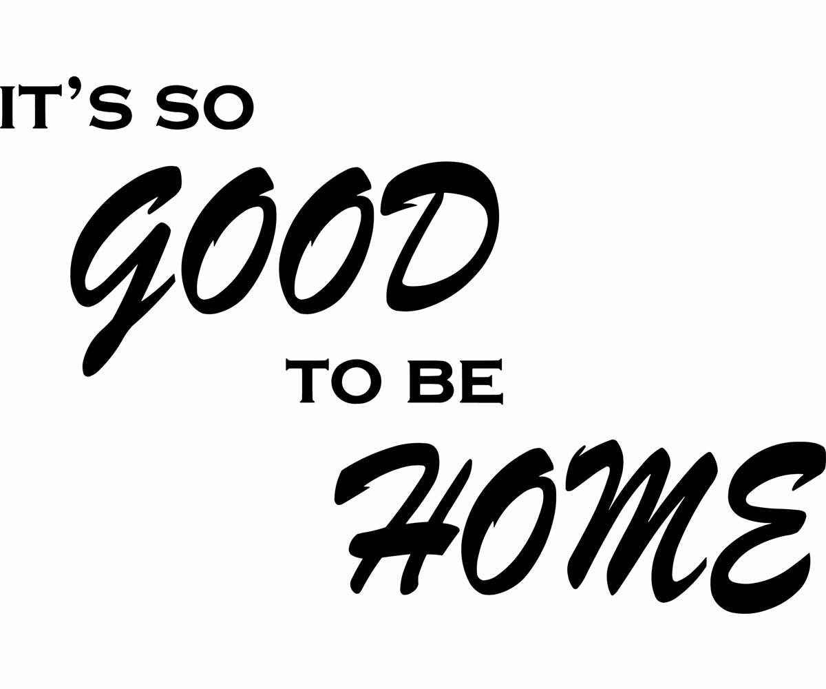 Download Winston Porter It S So Good To Be Home Vinyl Family Quote Wall Decal Wayfair