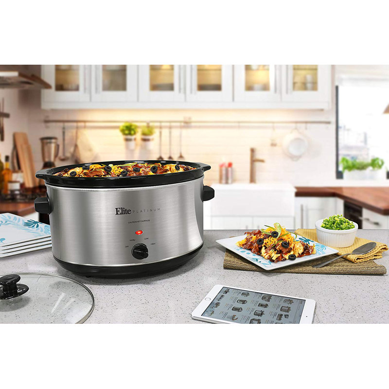 Elite by Maxi-Matic Platinum 8.5-Quart Stainless Steel ...