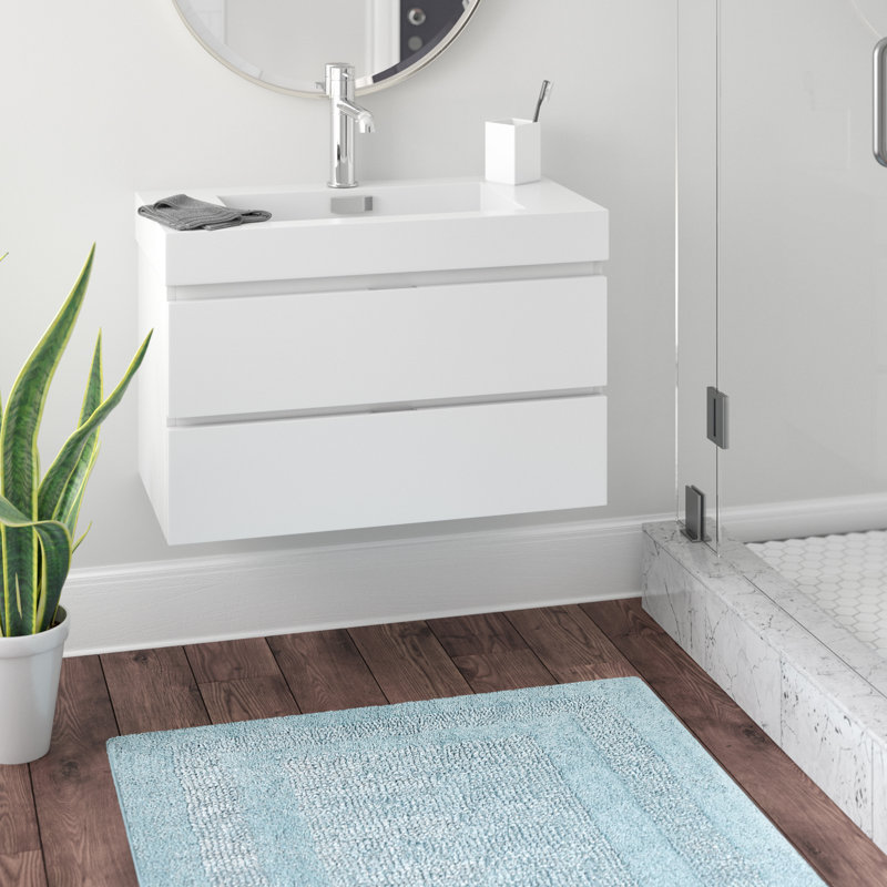 Wade Logan Tenafly 36 Single Wall Mount Bathroom Vanity Set Tenafly 36 Single Wall Mount Bathroom Vanity Set