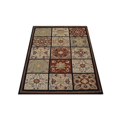 Weidner HAND TUFTED WOOL ECO-FRIENDLY AREA RUGS - Multicolor | Floral Design | Area Rugs for living room,Bedroom